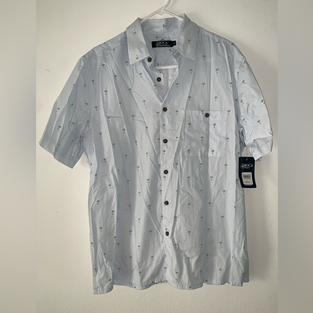 NWT Palm tree men’s shirt